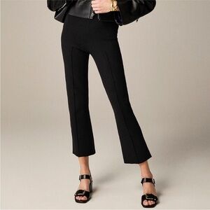 NWT J. Crew Delaney Kickout Sweater Pants Black Medium